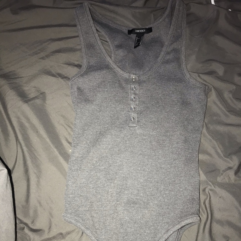 Forever 21 fitted tank top bodysuit